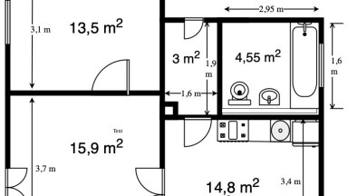 Prodej bytu 2+1, 51m2, Horní Slavkov