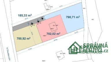 Prodej pozemku 700 m2